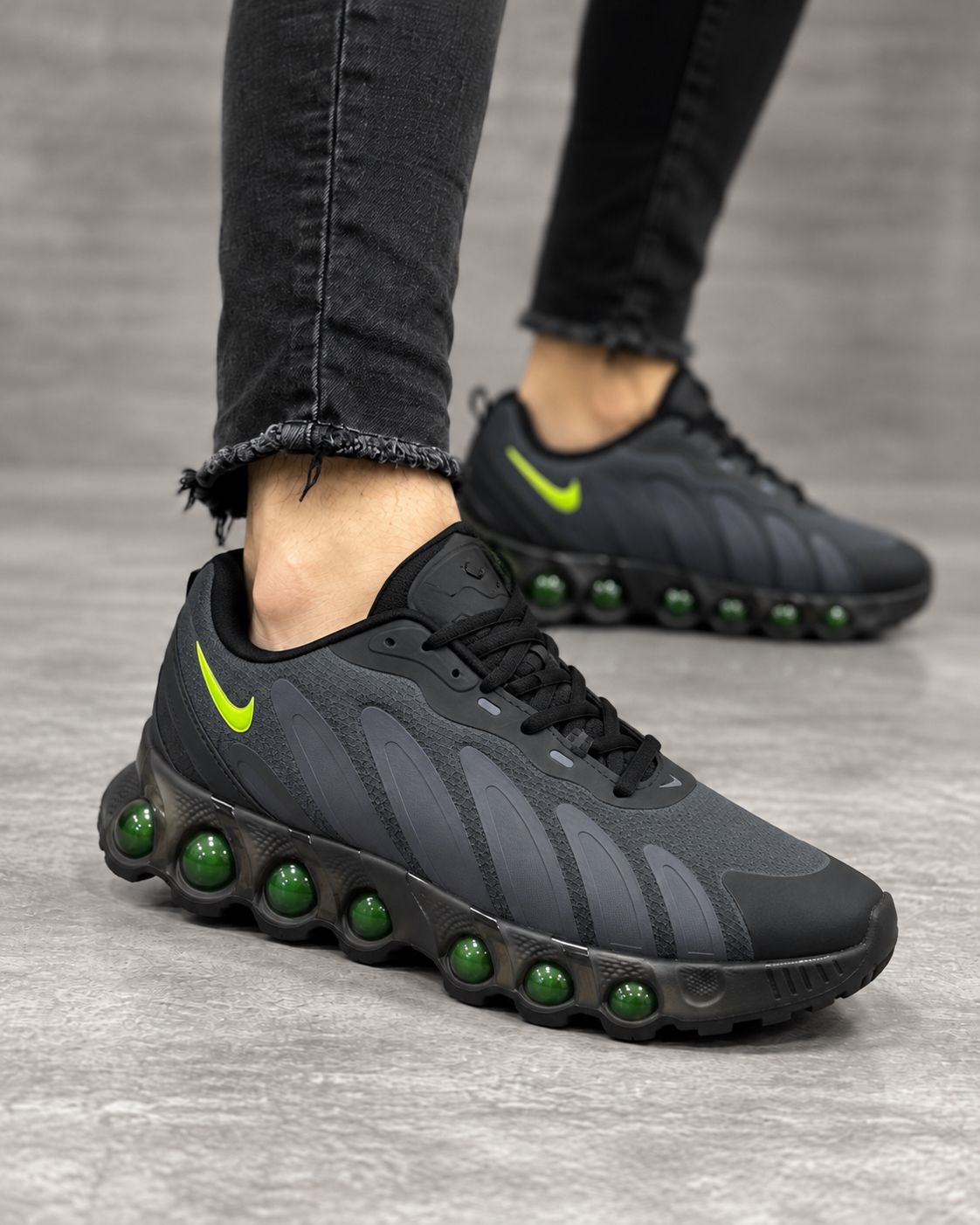 Nike Air DN 8 Black&Green Мъжки Маратонки