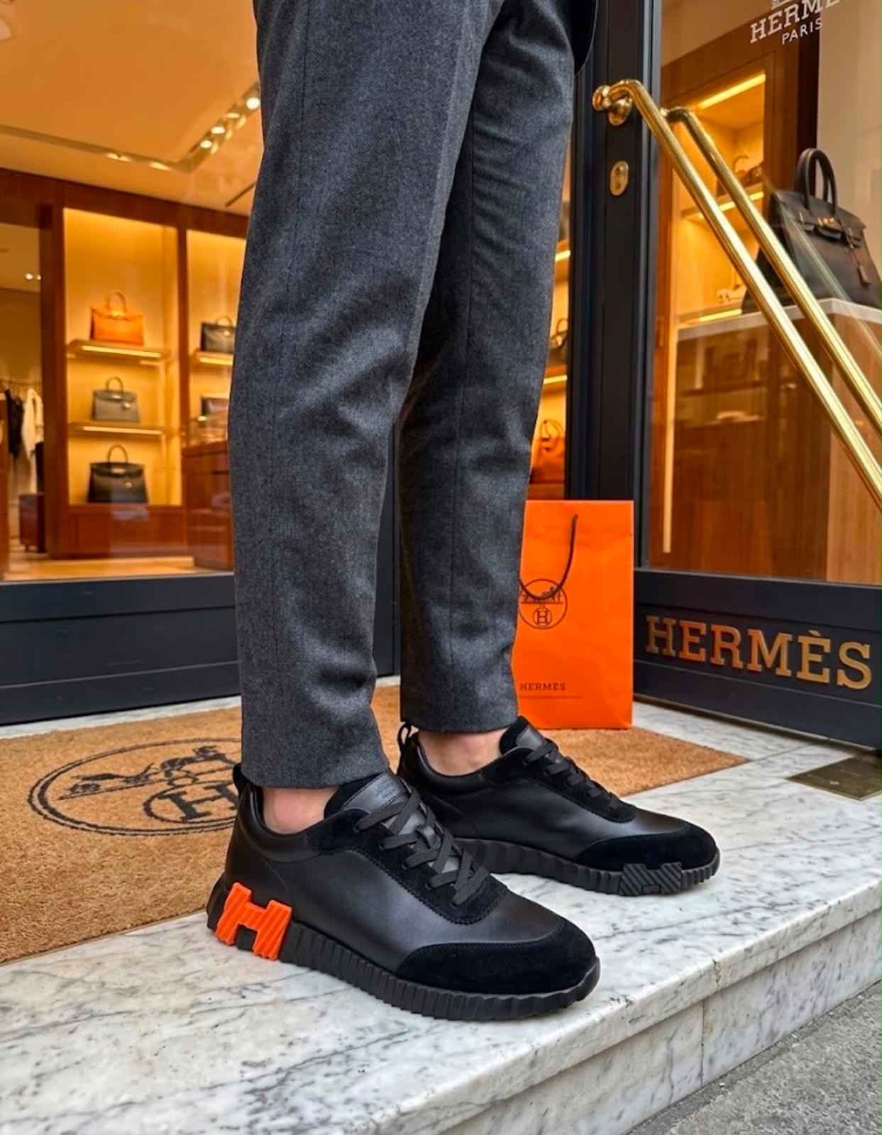 Hermes Black Мъжки Обувки