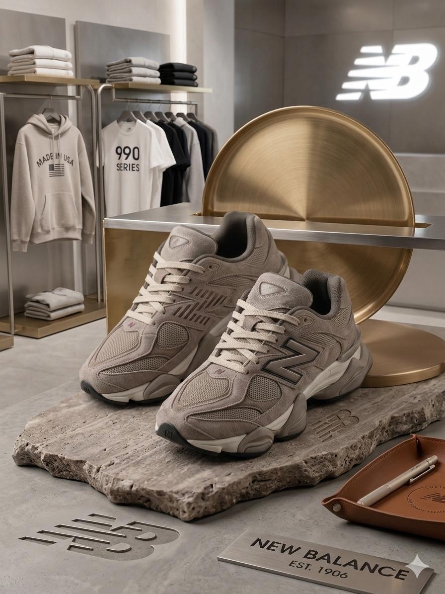 New Balance 9060 Grey Женски Маратонки